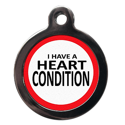 Heart Condition Medical Dog ID Tag 2